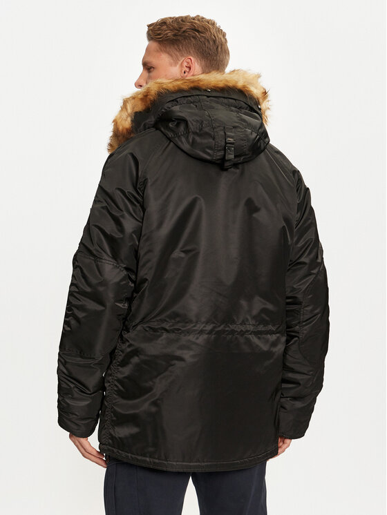 Alpha Industries Alpha Industries Kurtka zimowa 103141 Czarny Regular Fit