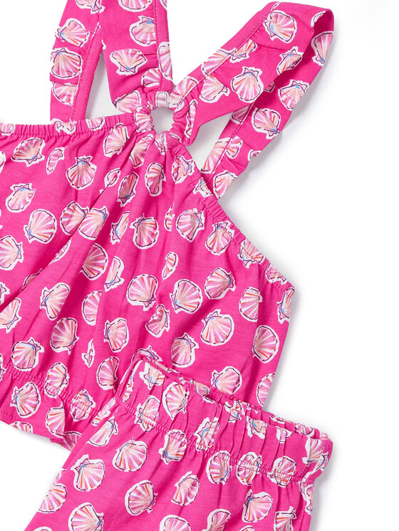 Mayoral Mayoral Completo top e pantaloncini 3212 Rosa Regular Fit
