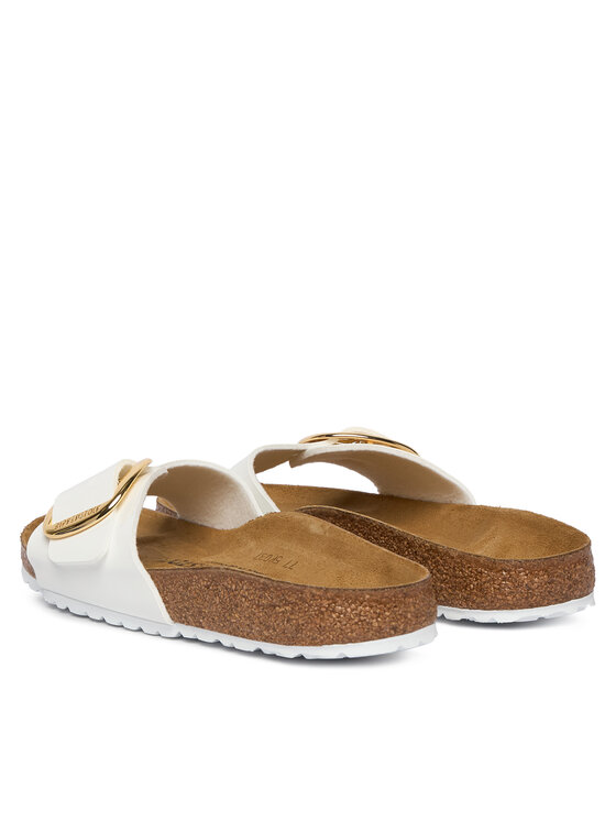 Birkenstock Birkenstock Klapki Madrid Big Buckle 1019814 Biały