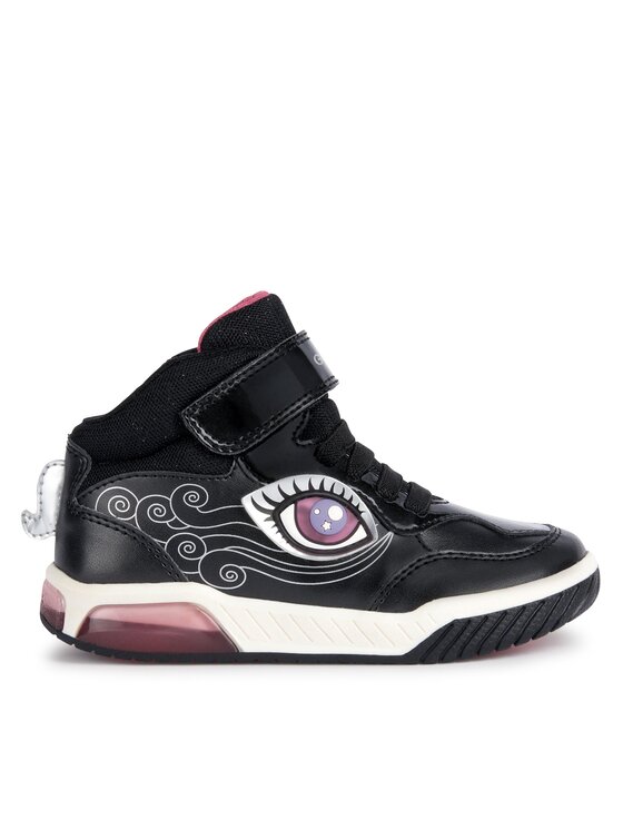 Geox Geox Tenisice J Inek Girl J36ASB 0NFEW C0922 M Crna