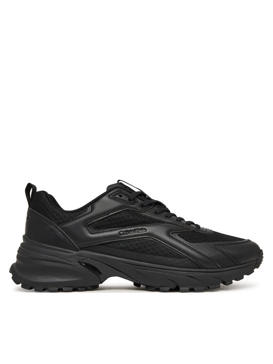 Calvin Klein Calvin Klein Sneakersy Hike Runner Laceup Strip M-Lt HM0HM02154 Czarny