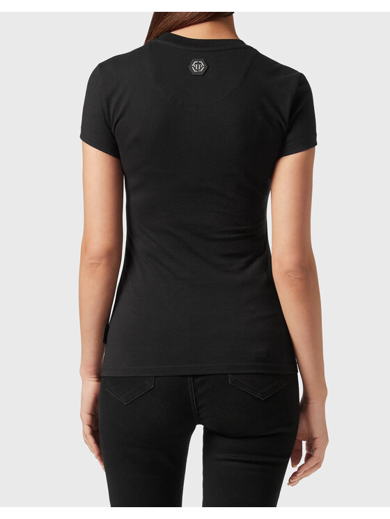 PHILIPP PLEIN PHILIPP PLEIN T-Shirt 2955 Czarny Regular Fit