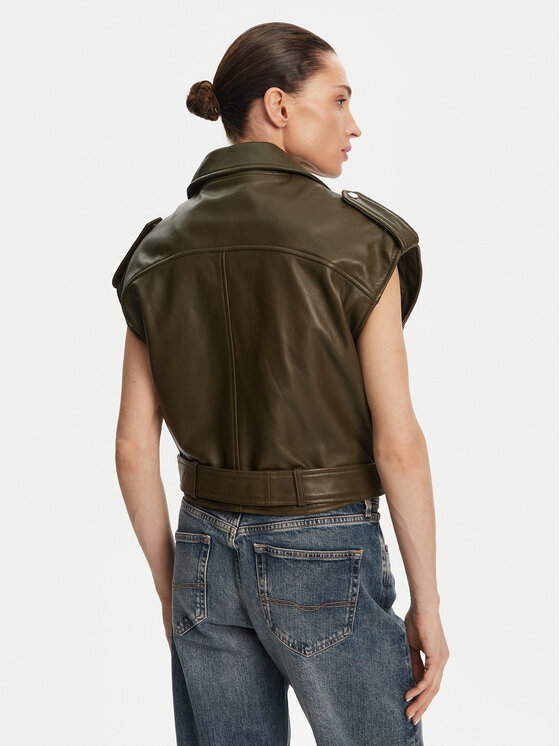 Serge Pariente Serge Pariente Bodywarmer Stef Grün Regular Fit