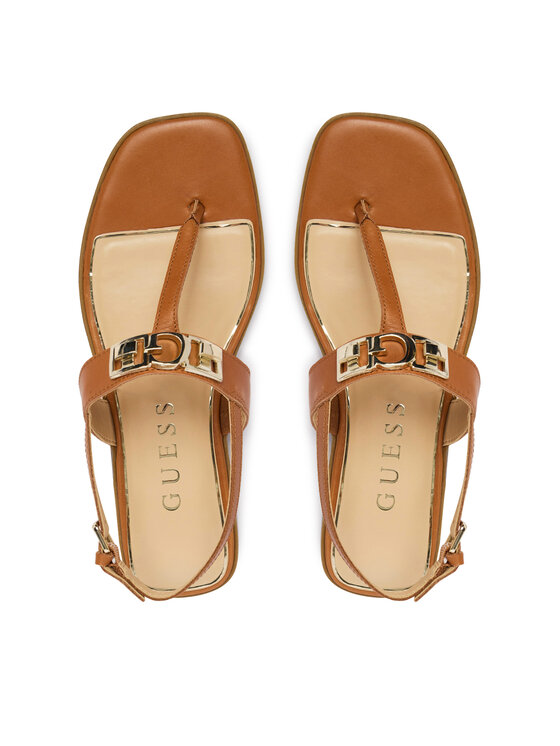 Guess Guess Sandali FLJRMY LEA03 Rjava