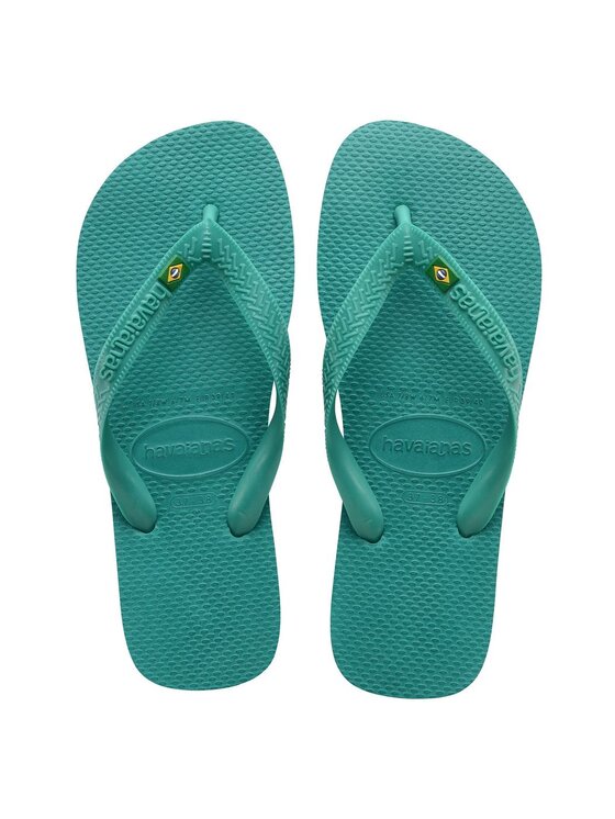 Japonki, rozmiar 37/38, Zielone, HAVAIANAS Infradito Unisex adulto 4000032.7913 Verde