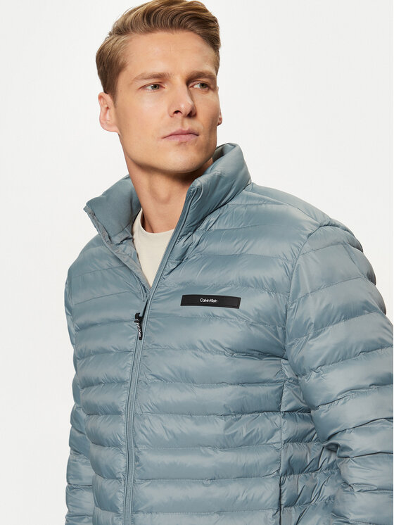 Calvin Klein Calvin Klein Kurtka puchowa Quilted Lw Jacket K10K113474 Niebieski Regular Fit