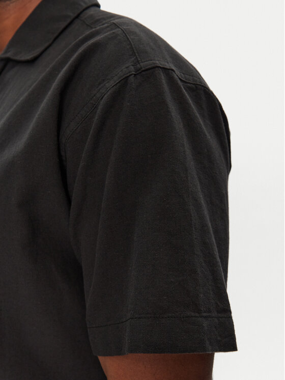 Jack & Jones Jack & Jones Ing Breeze Resort 12268967 Fekete Relaxed Fit