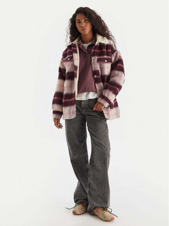 Roxy Roxy Демісезонна куртка Passage Of Time ERJJK03670 Бордовий Relaxed Fit
