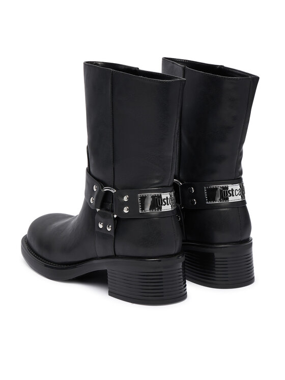 Just Cavalli Just Cavalli Īsie zābaki 79RA3S91 ZSD61 Melns