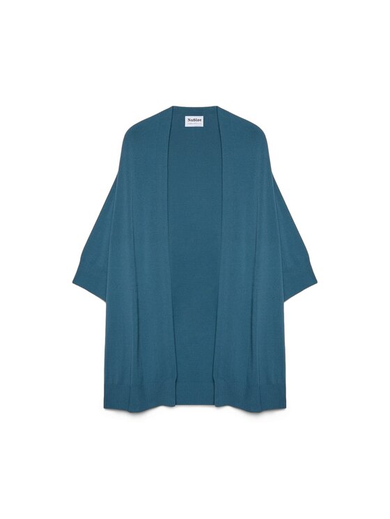 Fiorella Rubino Fiorella Rubino Kardigan M249E002271N024 Turkusowy A-Line Fit