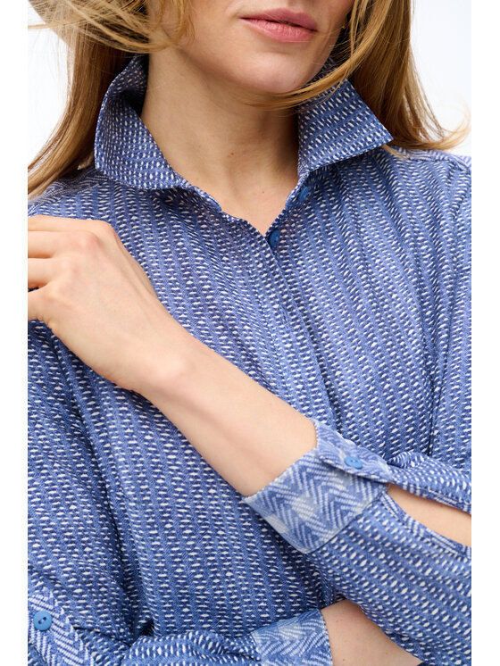 blue shadow blue shadow Sukienka codzienna Rumia Niebieski Regular Fit