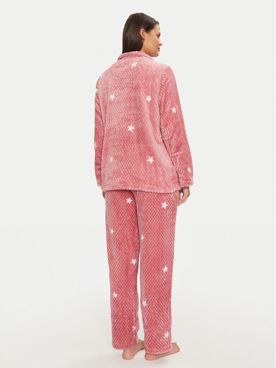 Selmark Selmark Pijama P8776 Roz Regular Fit