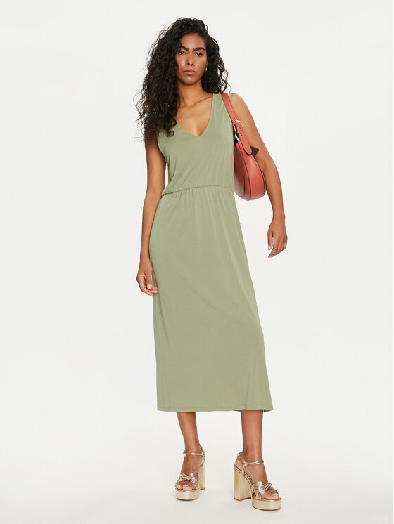Vila Vila Sommerkleid Modala 14089488 Grün Regular Fit