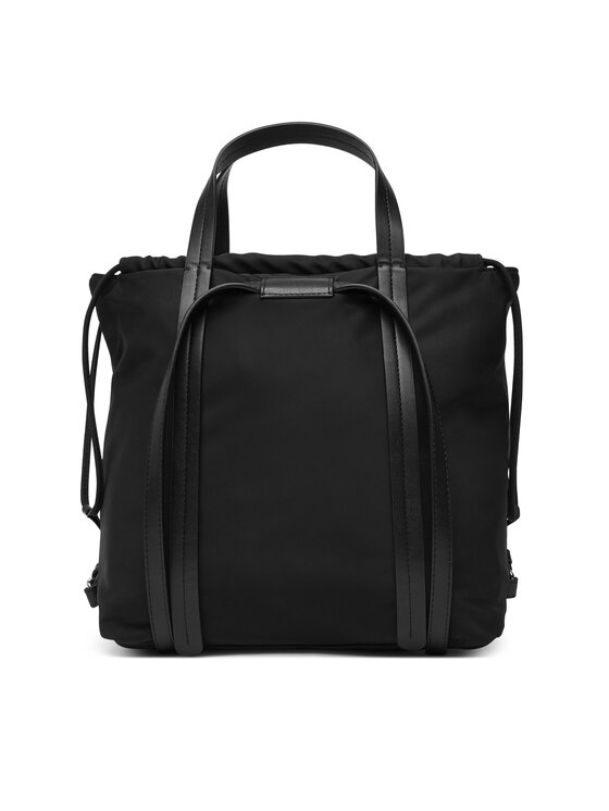 Tommy Hilfiger Tommy Hilfiger Plecak Th Soft Nylon Tote/Backpack AW0AW19029 Czarny