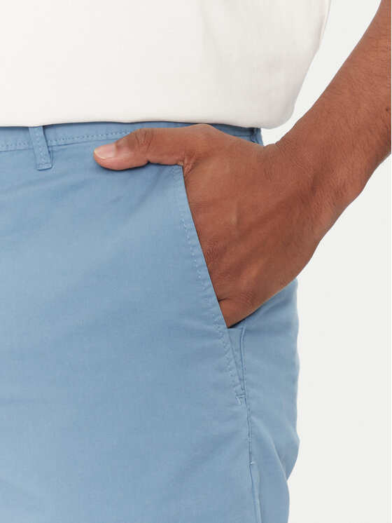 BOSS BOSS Шорти з тканини Chino-Slim-Shorts 50536723 Голубий Regular Fit
