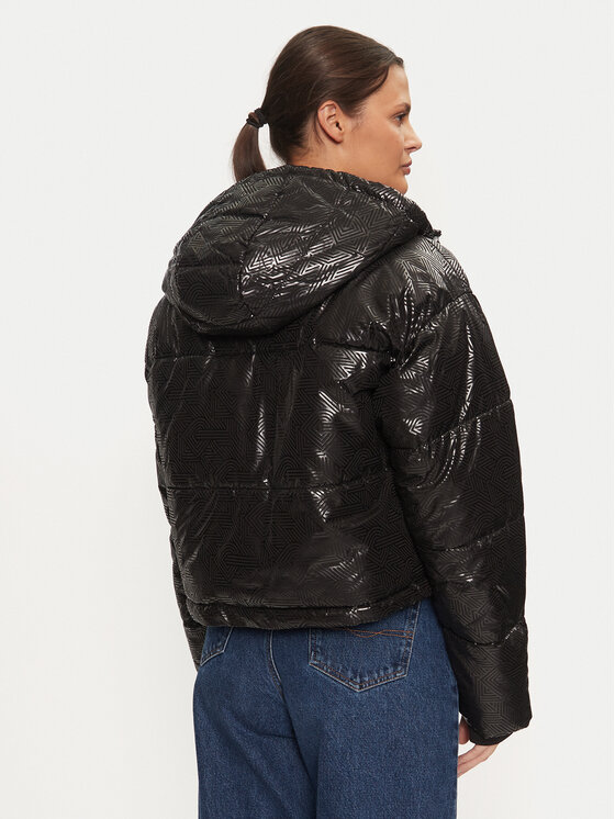 DKNY DKNY Μπουφάν πουπουλένιο DP4J9549 Μαύρο Relaxed Fit