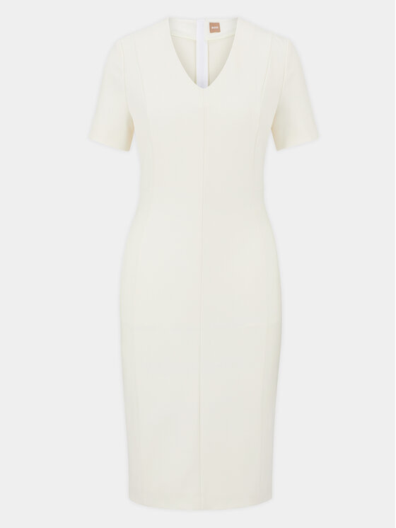 BOSS Boss Rochie de zi Damaisa 50490044 Bej Slim Fit