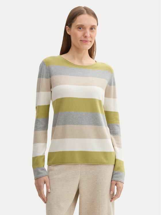 Tom Tailor Pulover 1042952 Colorat Regular Fit