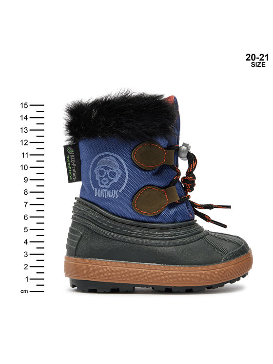 Boatilus Boatilus Lumesaapad Nippy 02 Sint. Leather Boot NN02 VAR.43PR Roheline