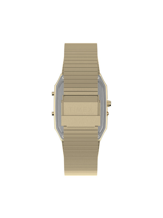 Timex Timex Zegarek Q Timex® 1982 Chronograph TW2Y06000 Złoty