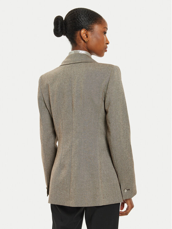 Marella Marella Giacca da abito Nodo 2423046082 Marrone Regular Fit