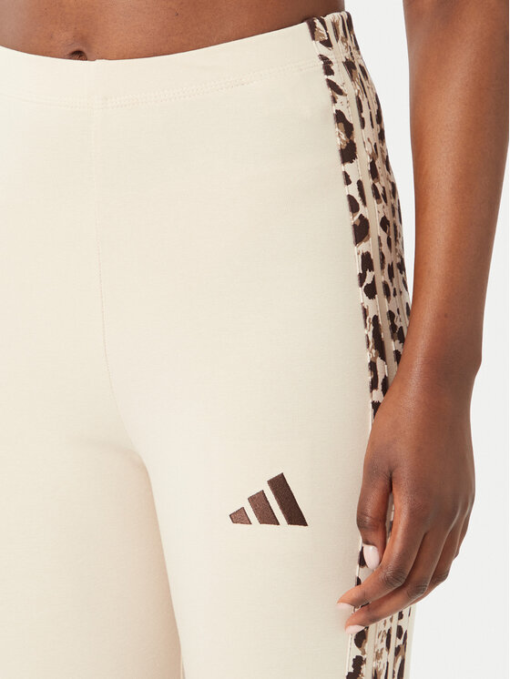 adidas adidas Клин Seasonal Essentials Animal Print 3-Stripes KR7619 Кремав Slim Fit