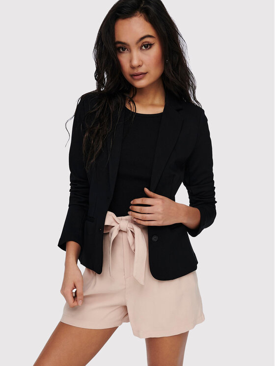 ONLY ONLY Marynarka Poptrash 15153144 Czarny Regular Fit