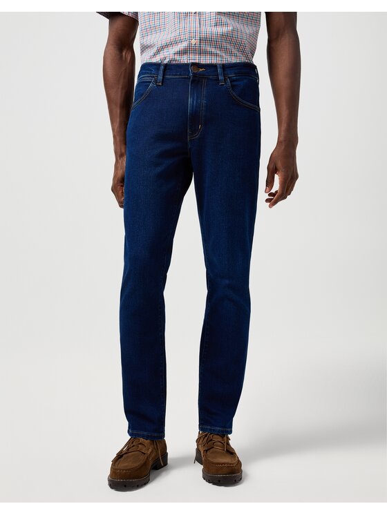 Wrangler Wrangler Jeans Larston Blu Slim Fit