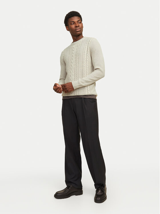 Jack&Jones Jack&Jones Megztinis Craig 12258480 Écru Regular Fit