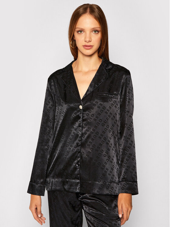 Guess Guess Pižama O0BX01 WDIO0 Juoda