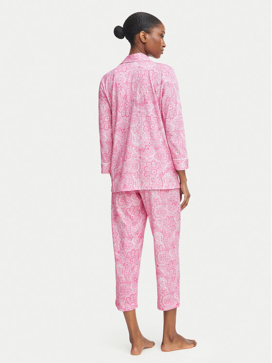 LAUREN RALPH LAUREN LAUREN RALPH LAUREN Piżama I819702 Różowy jasny Regular Fit