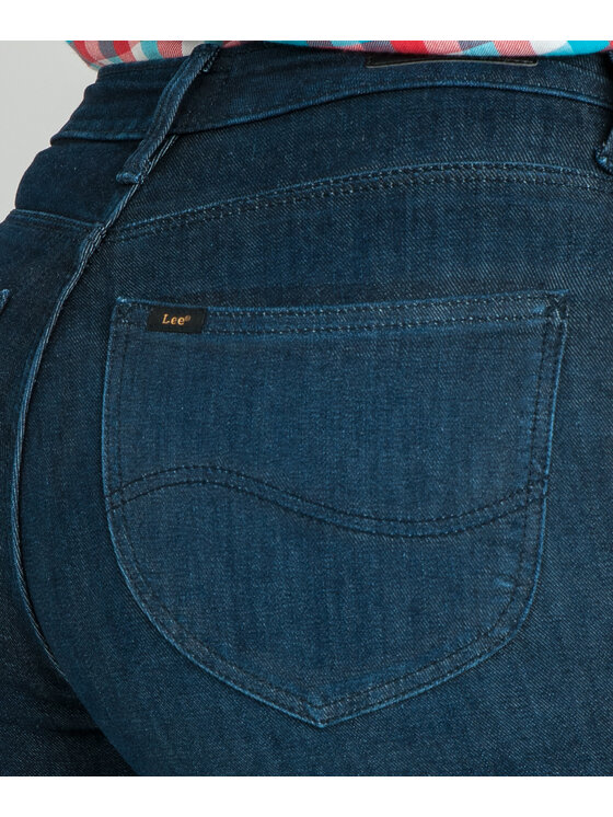 Lee Lee Jeansy L626SLKC Granatowy Skinny Fit