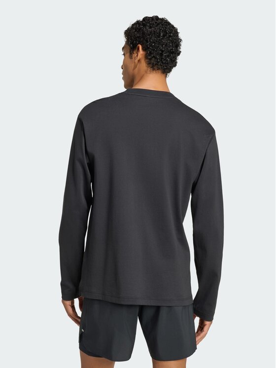 adidas adidas Koszulka techniczna adi365 Running Community Culture Czarny Loose Fit