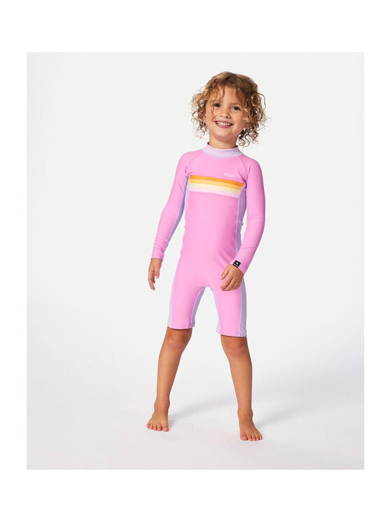 Rip Curl Rip Curl Kombinezon plażowy Rainbow Tide Springsuit - Girl Różowy