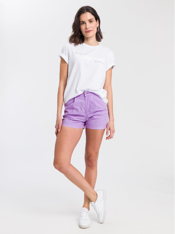 Cross Jeans Cross Jeans T-Shirt 55938-008 Biały Regular Fit