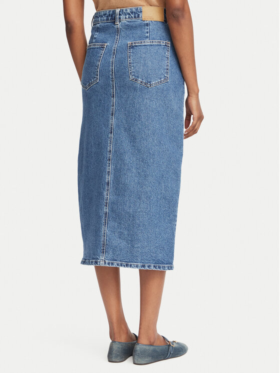Vero Moda Vero Moda Spódnica jeansowa Veri 10295731 Niebieski Regular Fit