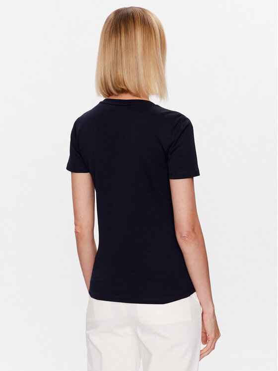 Tommy Hilfiger Tommy Hilfiger T-Shirt Cody WW0WW37873 Granatowy Regular Fit