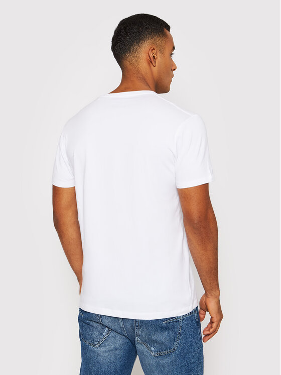 Pepe Jeans Pepe Jeans Póló Original PM508210 Fehér Slim Fit