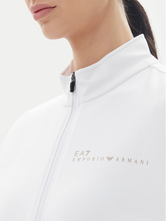 EA7 Emporio Armani EA7 Emporio Armani Mikina 7W000275 AF12501 U0002 Bílá Regular Fit