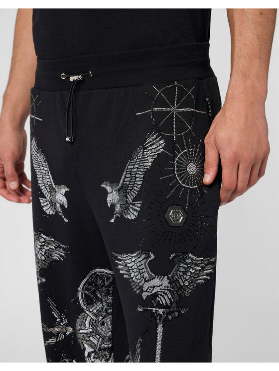 PHILIPP PLEIN PHILIPP PLEIN Spodnie dresowe 29863 Czarny Jogger Fit