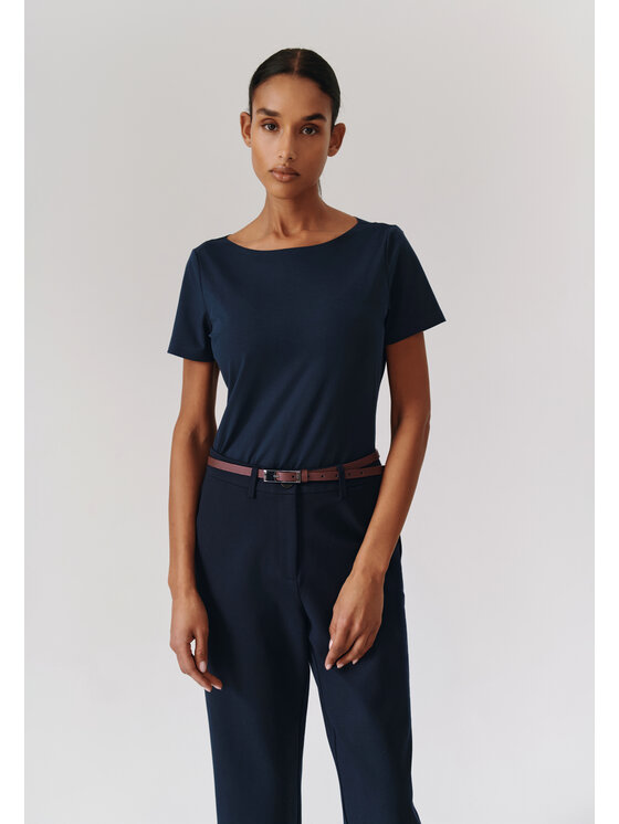 TATUUM TATUUM Bluzka MIKAJA Granatowy Classic Fit
