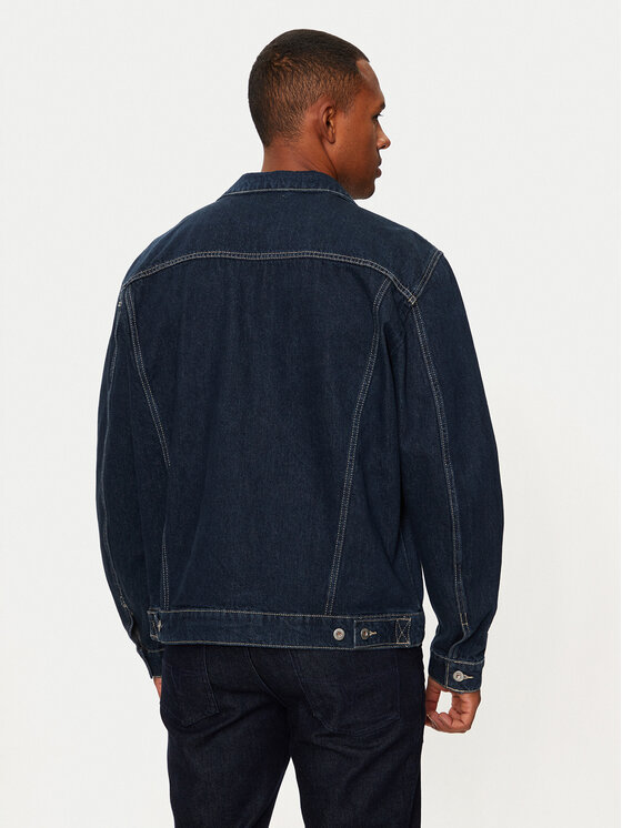Mustang Mustang Giacca di jeans Dallas 1015542 Blu scuro Regular Fit