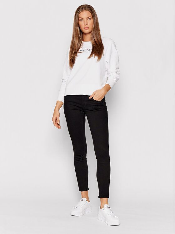 Tommy Jeans Tommy Jeans Traperice Sophie DW0DW09217 Crna Skinny Fit