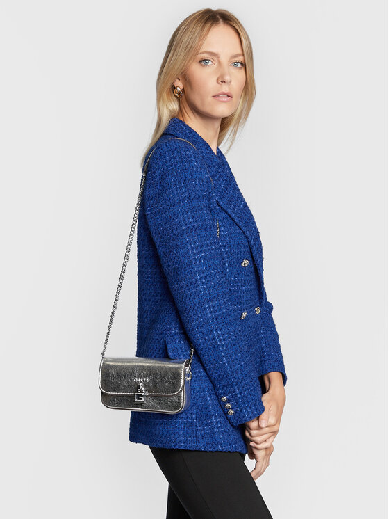 Guess Guess Geantă Night Fall (MY) Evening Bags HWMY84 85770 Argintiu