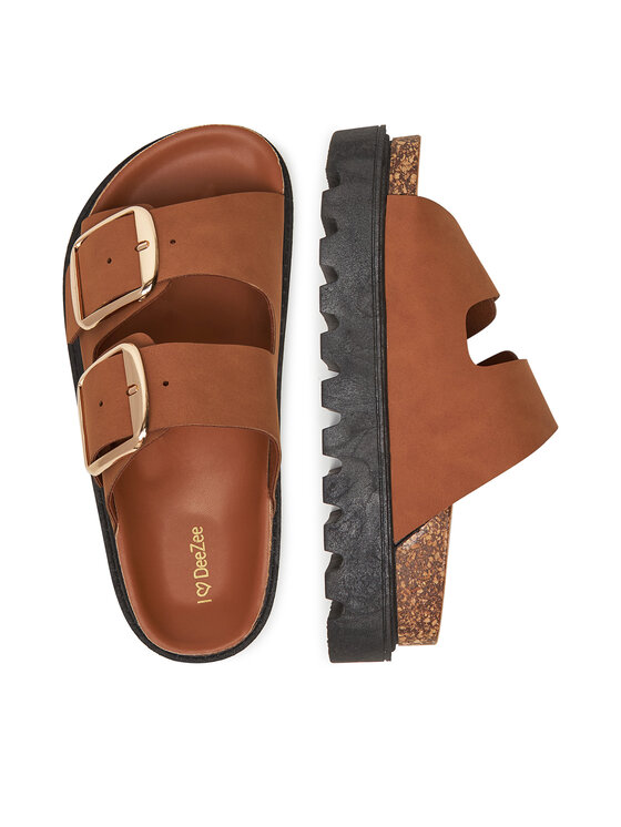 DeeZee DeeZee Papucs W24Q11802 Barna