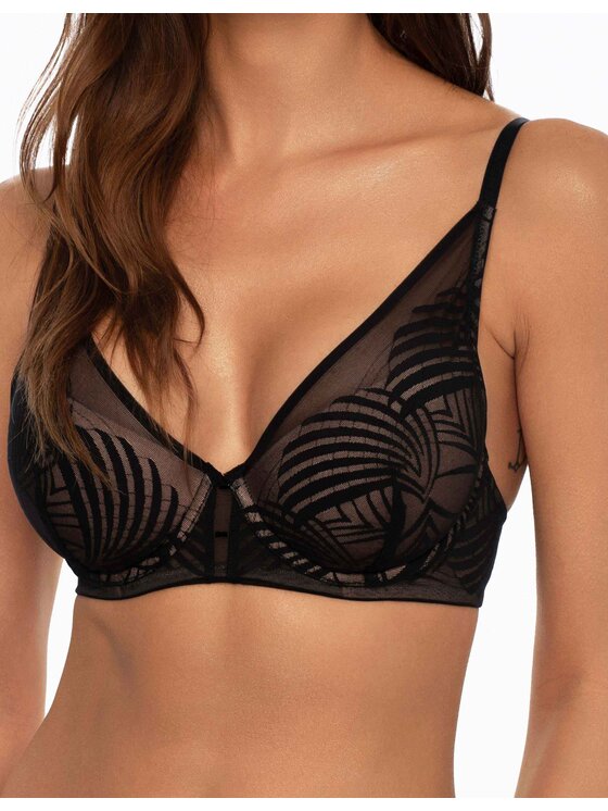 Esotiq Esotiq Biustonosz push-up 41419-61X Czarny