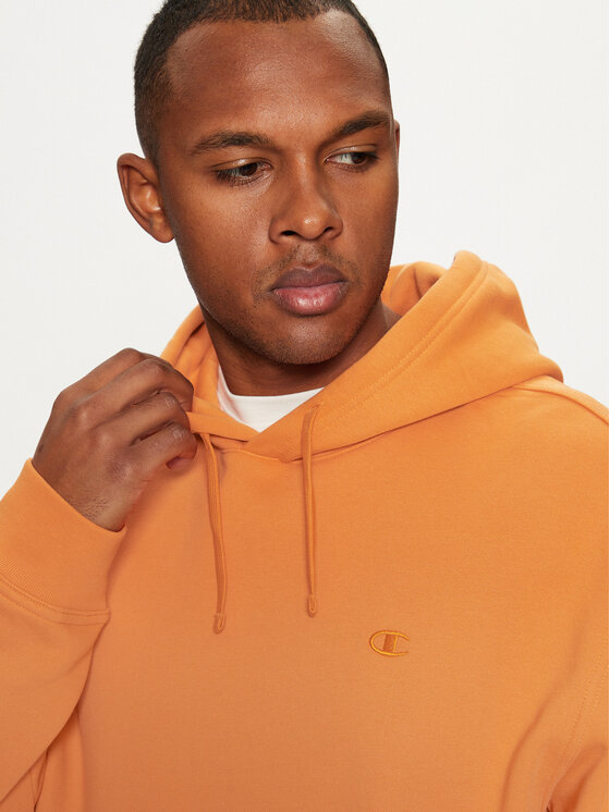 Champion Felpa 220274 Arancione Relaxed Fit Modivo