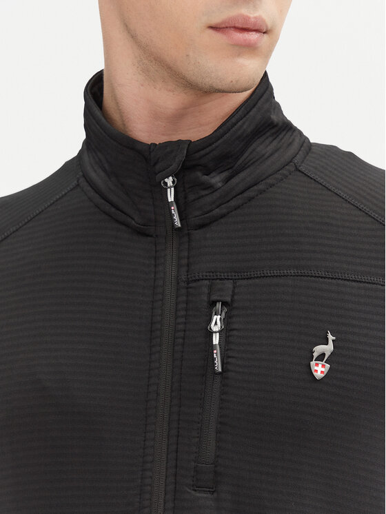 Aulp Aulp Felpa di pile Tobey Nero Regular Fit