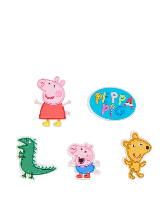 Crocs Crocs Ukras za obuću Peppa Pig Character 5Pck 10015107 Šarena