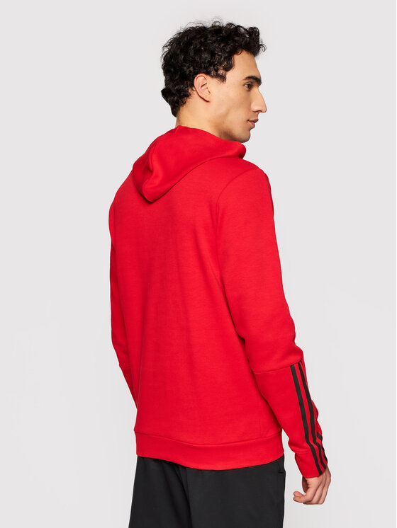 Felpa Essentials Double Knit GP8599 Rosso Regular